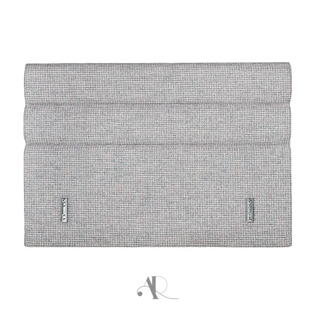 andr-renault-montr-al-t-te-de-lit-tissu-bandes-verticales image 1
