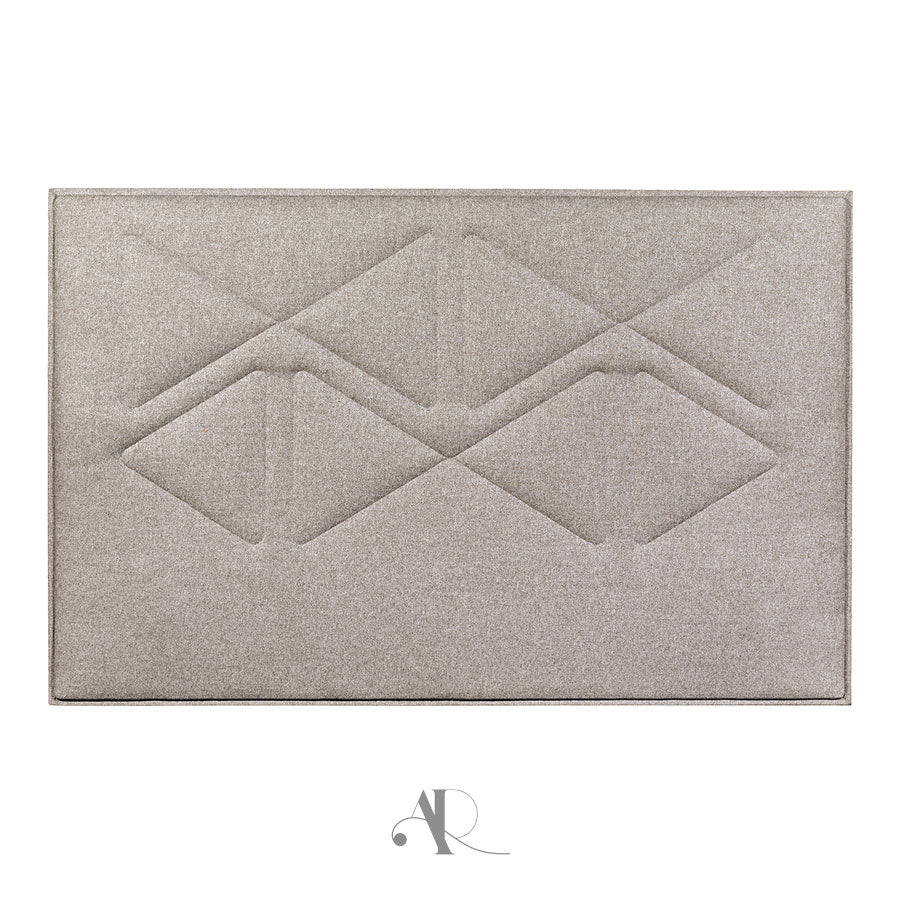 andr-renault-nairobi-t-te-de-lit-tissu-motif-triangles image 1