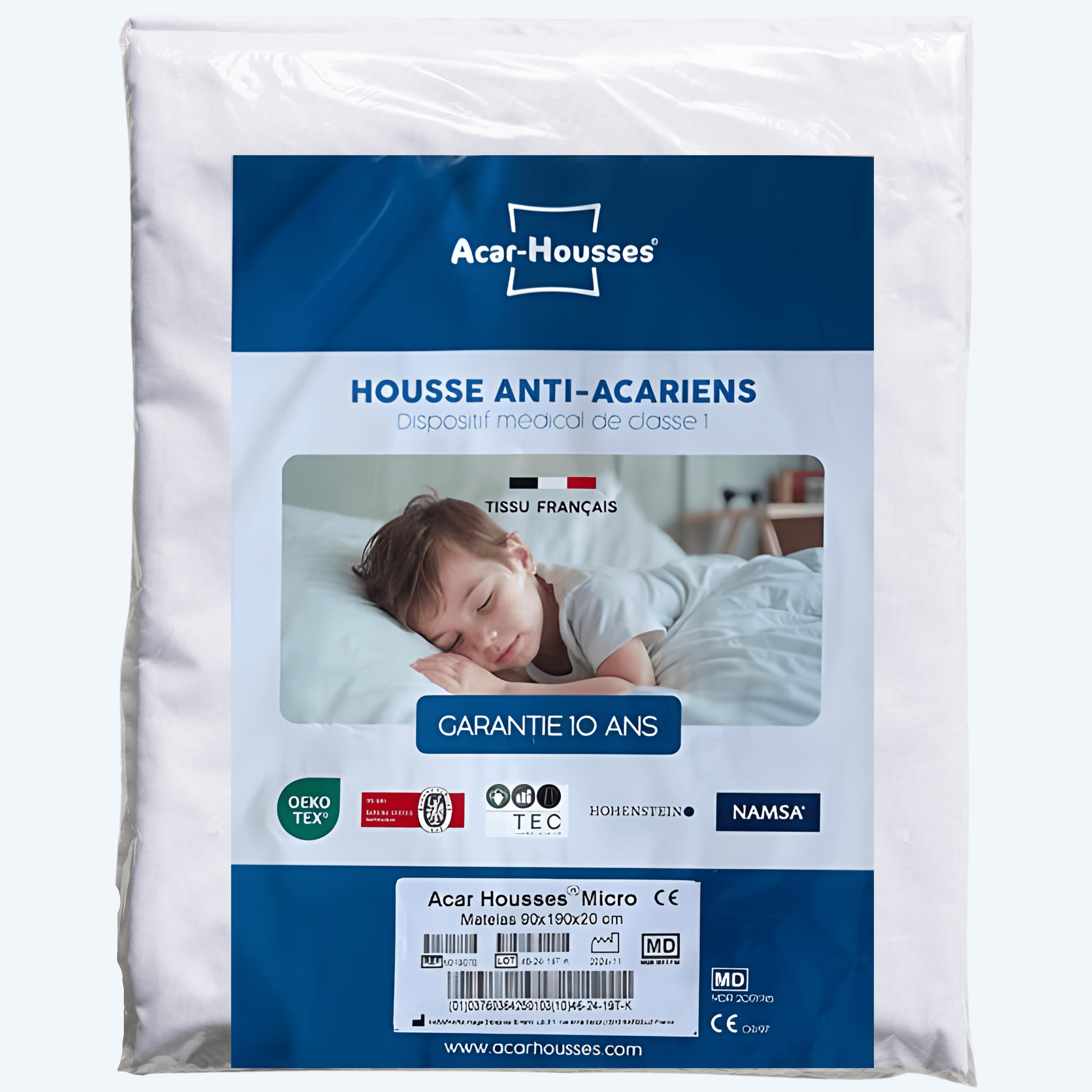 acar-housses-housse-traversin-anti-acariens-microfibre-140 image 1