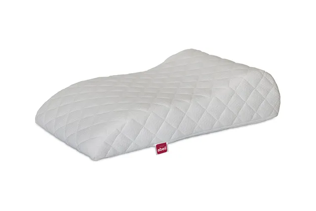 abeil-ergonomique-oreiller-repose-jambes-68x40-blanc image 1
