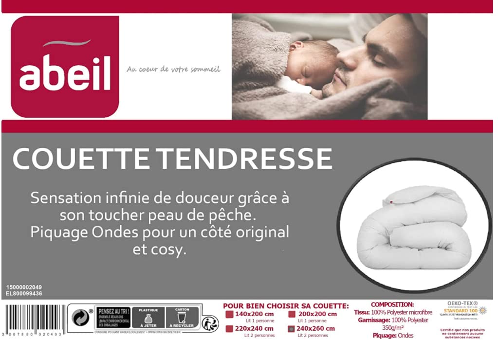 abeil-couettes-chaude-tendresse-220x240-peau-p-che image 3