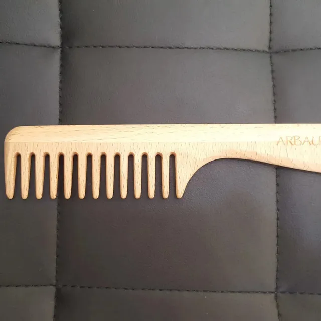 arbaurea-peigne-bois-de-h-tre-dents-larges-antistatique image 1