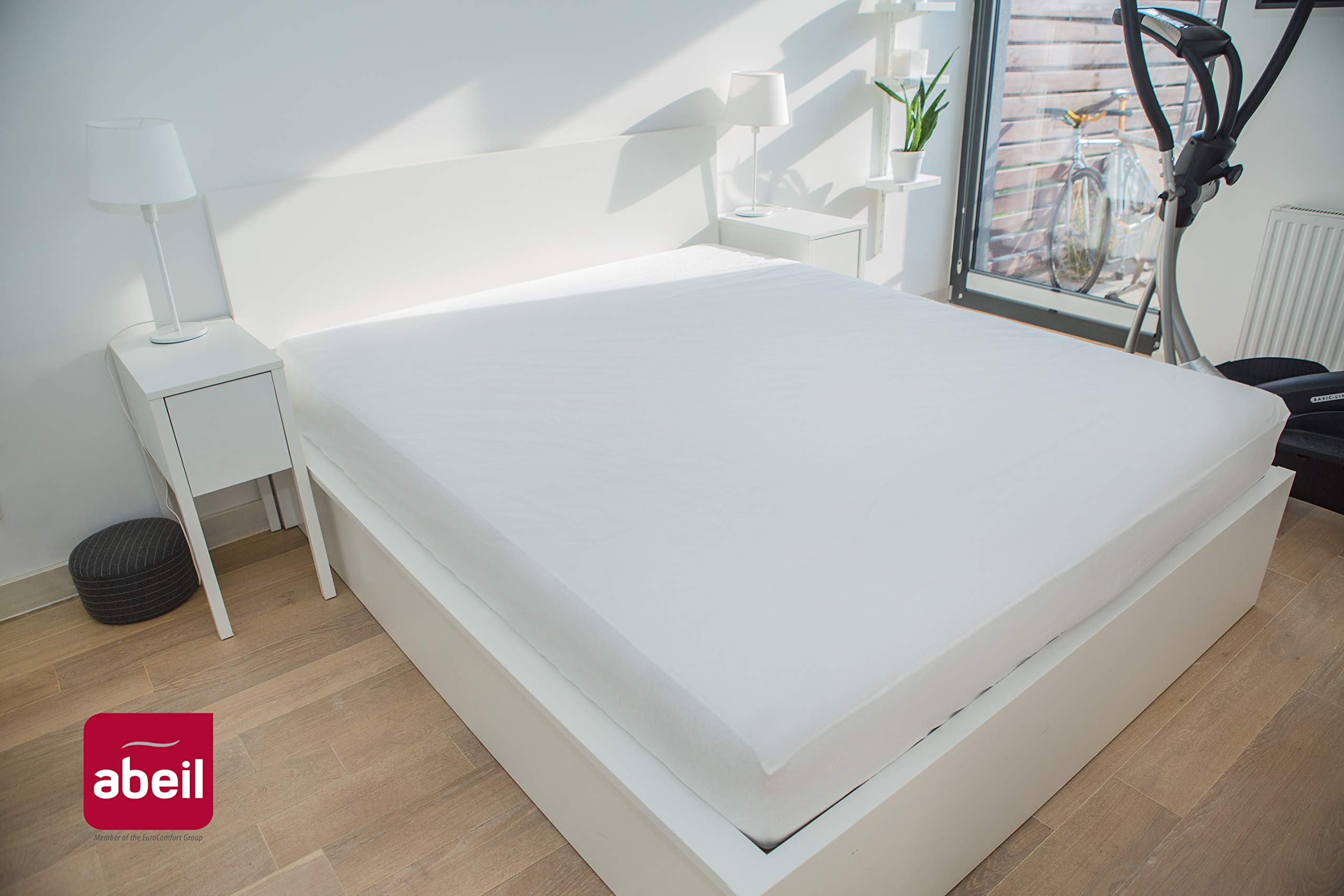 abeil-prot-ge-matelas-imperm-able-140x190-cm-coton-blanc image 2