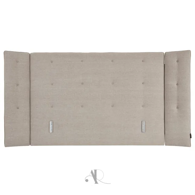 andr-renault-ath-nes-t-te-de-lit-tissu-capitonn-e-triptyque image 1