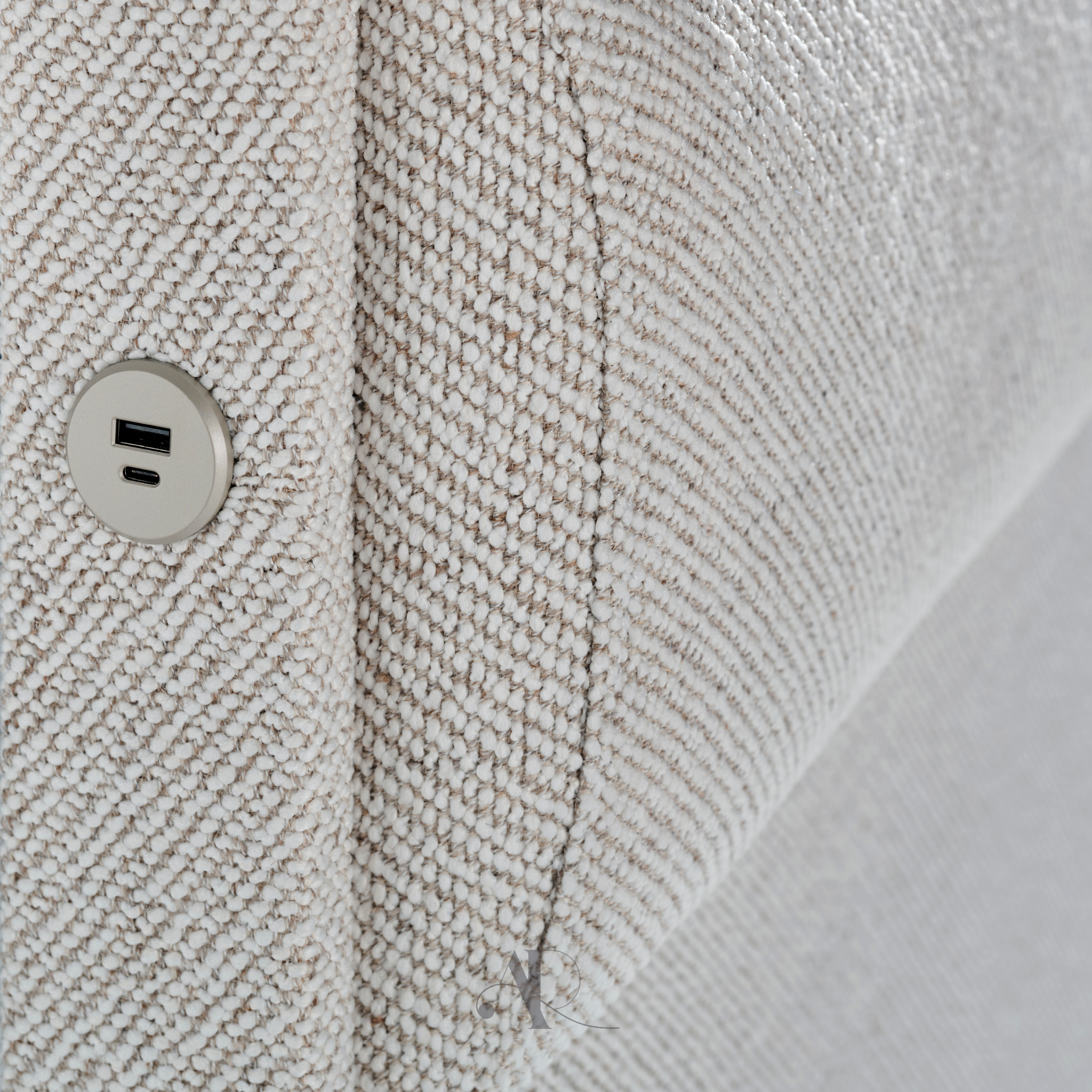 andr-renault-stockholm-t-te-de-lit-tissu-coussins-alu image 3