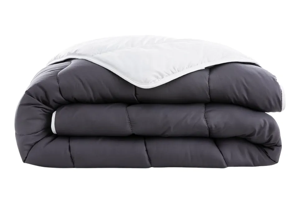 abeil-couette-temp-r-e-bicolore-couette-240x260-cm-gris image 1