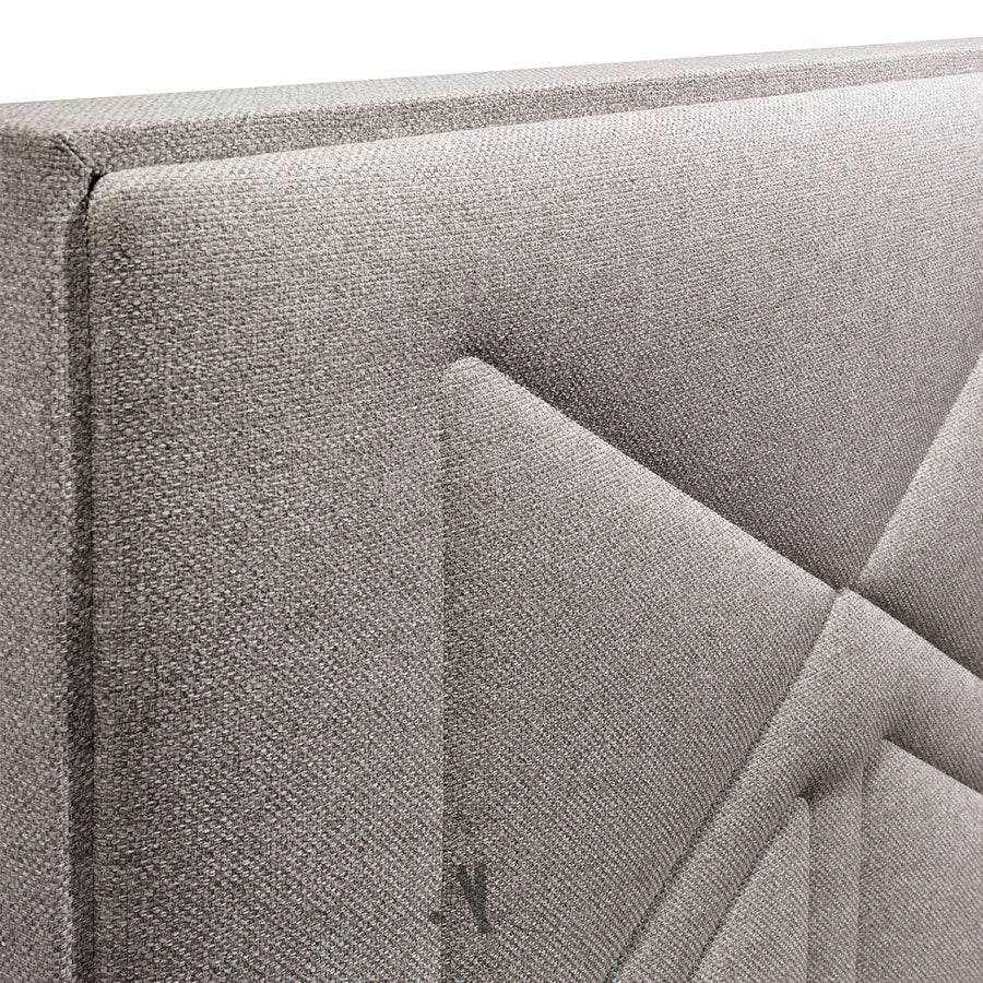 andr-renault-nairobi-t-te-de-lit-tissu-motif-triangles image 2