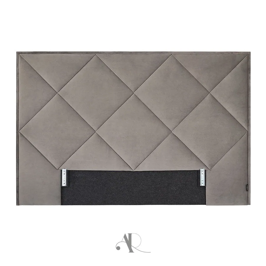 andr-renault-vienne-t-te-de-lit-tissu-losanges-relief image 1