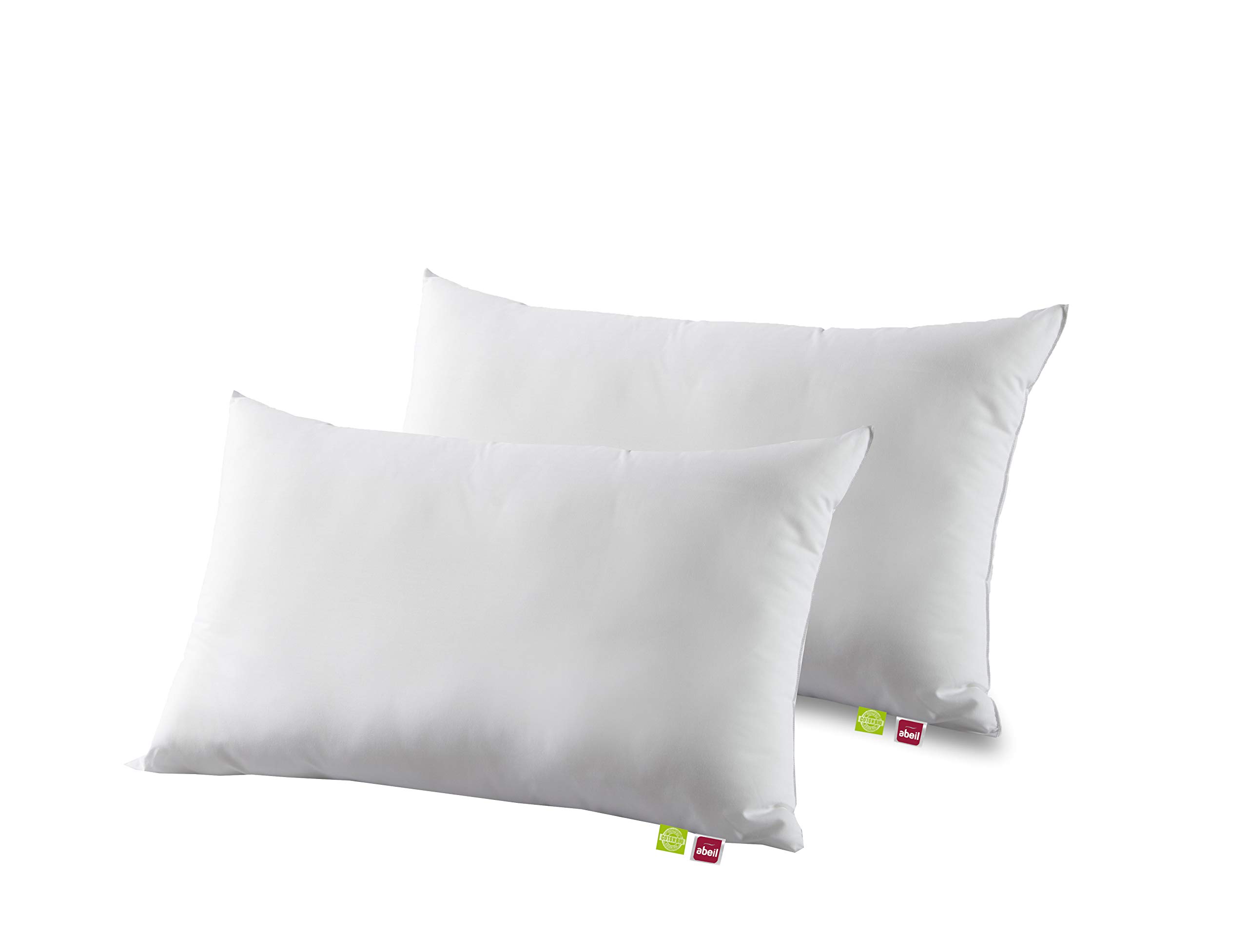 abeil-bio-attitude-lot-de-2-oreillers-45x70-coton-bio image 1