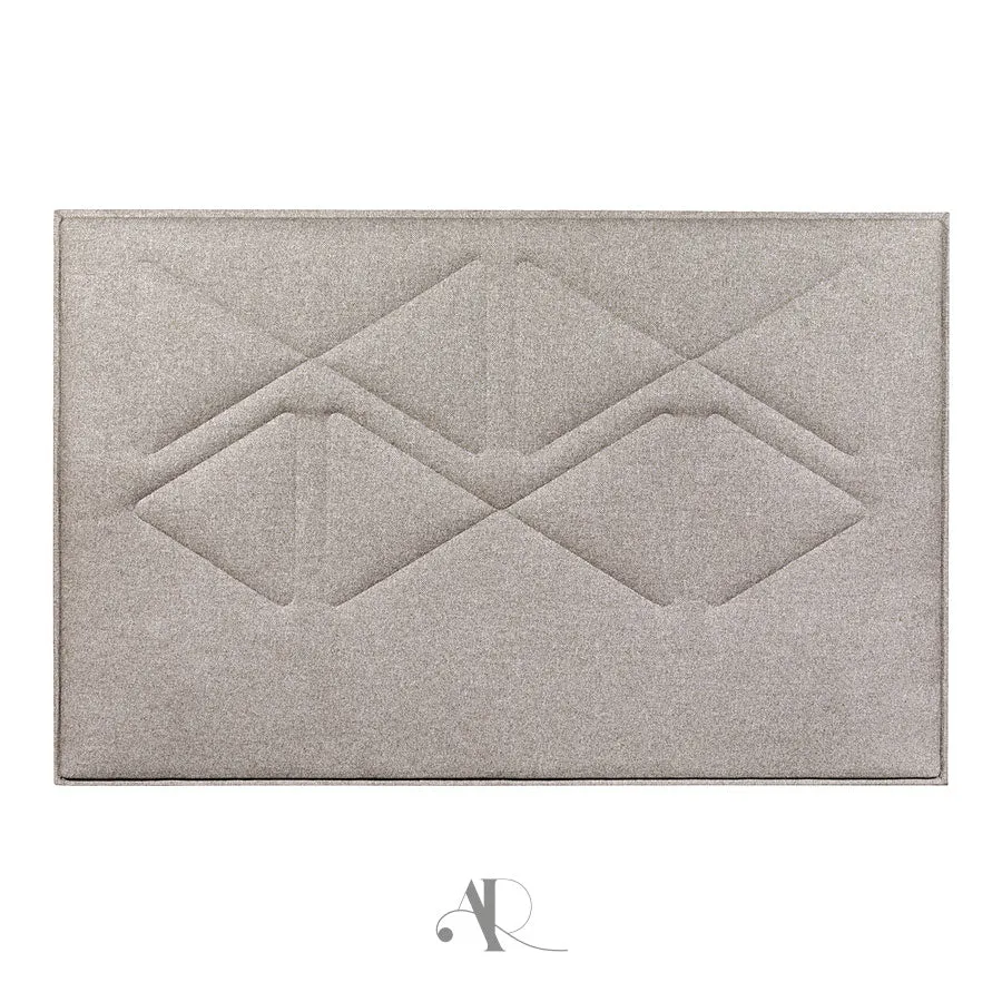 andr-renault-nairobi-t-te-de-lit-tissu-motif-triangles image 1