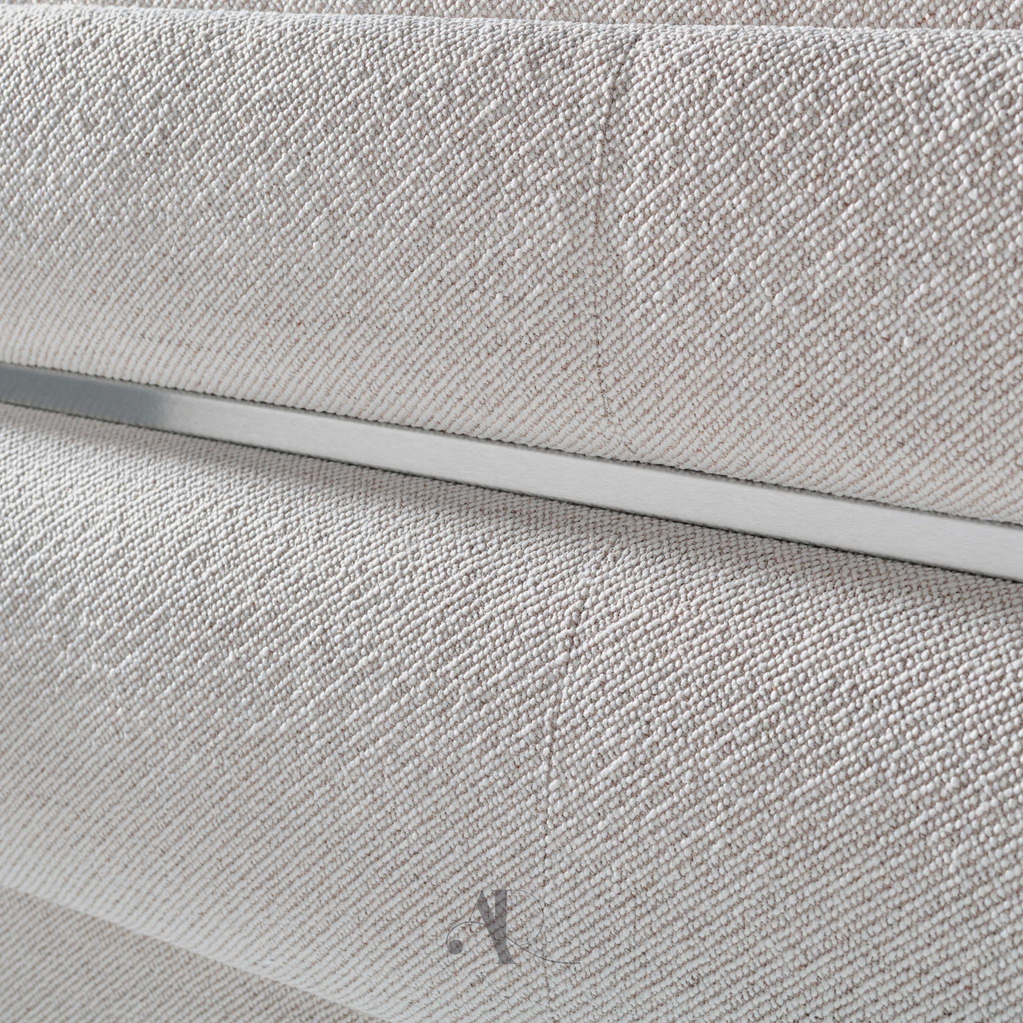 andr-renault-stockholm-t-te-de-lit-tissu-coussins-alu image 2