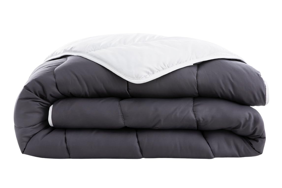 abeil-couette-temp-r-e-bicolore-couette-240x260-cm-gris image 1