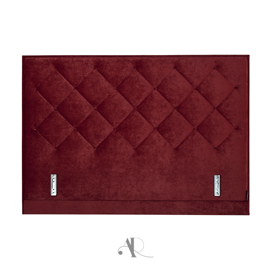 andr-renault-classique-t-te-de-lit-tissu-capitonn-boutons image 1