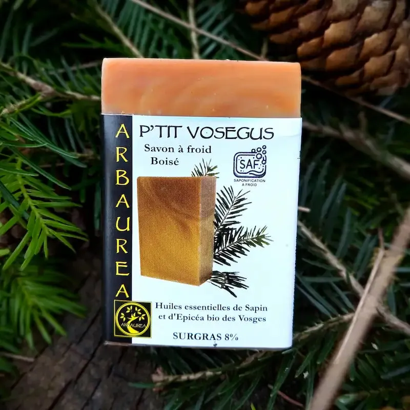 arbaurea-ptit-vosegus-savon-saponifi-froid-sapin-pic-a-100-g image 1