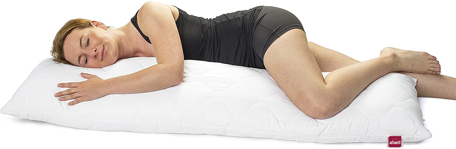 abeil-oreiller-ergonomique-corps-145x40-cm-blanc-dormeurs-lat-raux image 5