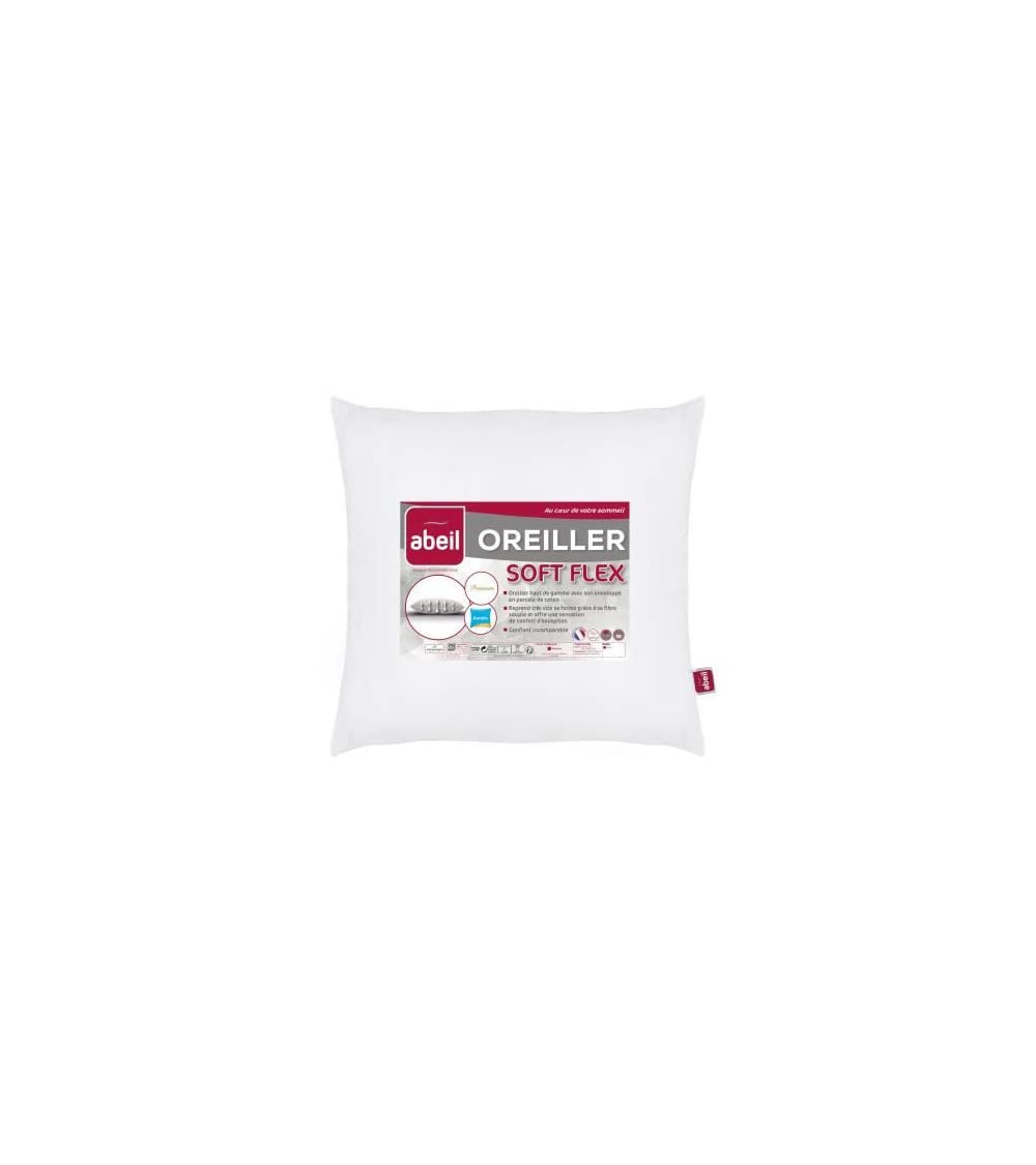 abeil-premium-aerelle-soft-flex-oreiller-moelleux-45x70-percale image 4