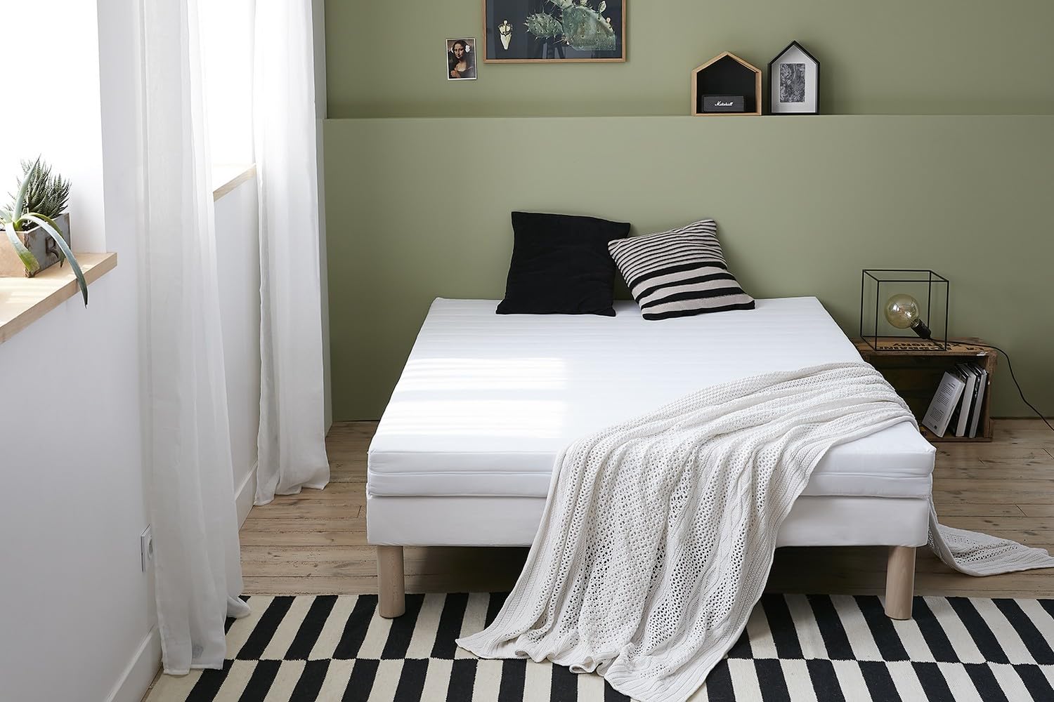 abeil-basique-matelas-mousse-140x200-fermet-moyenne-h2 image 1