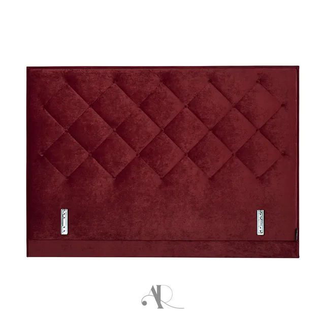 andr-renault-classique-t-te-de-lit-tissu-capitonn-boutons image 1