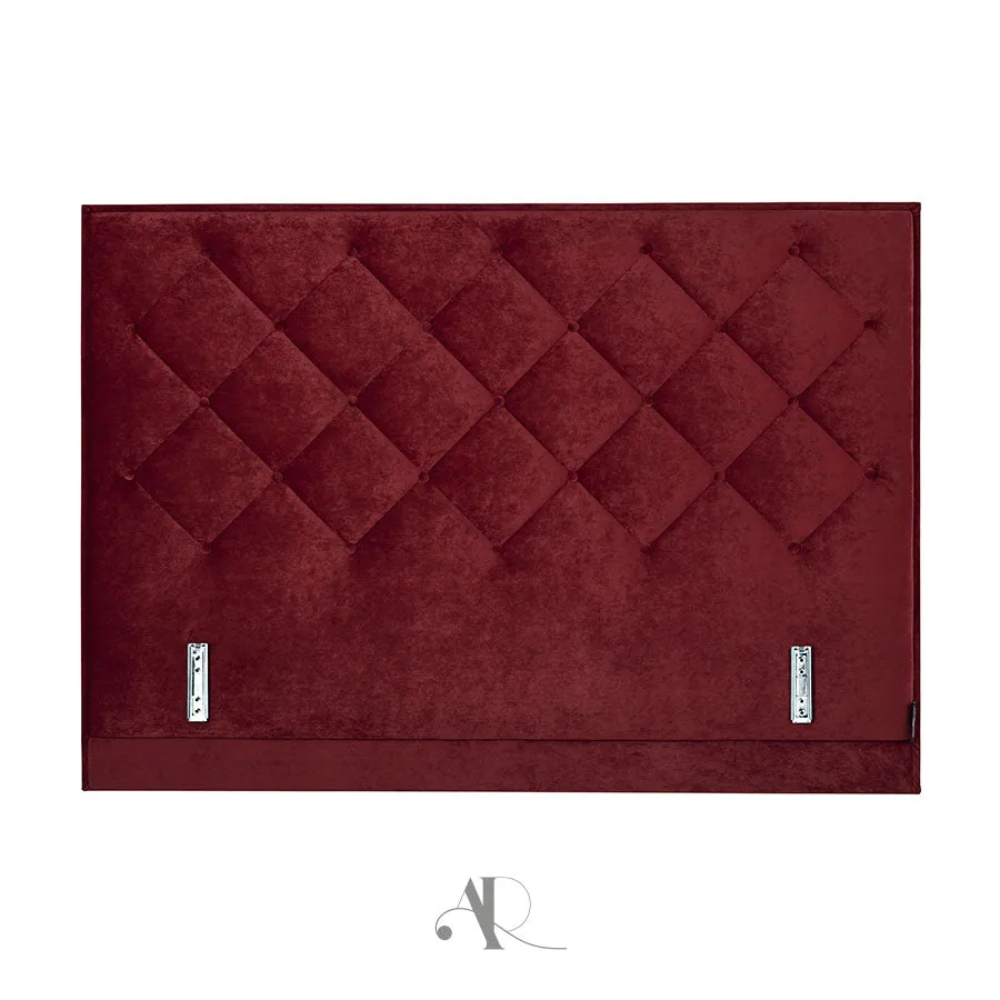 andr-renault-classique-t-te-de-lit-tissu-capitonn-boutons image 1