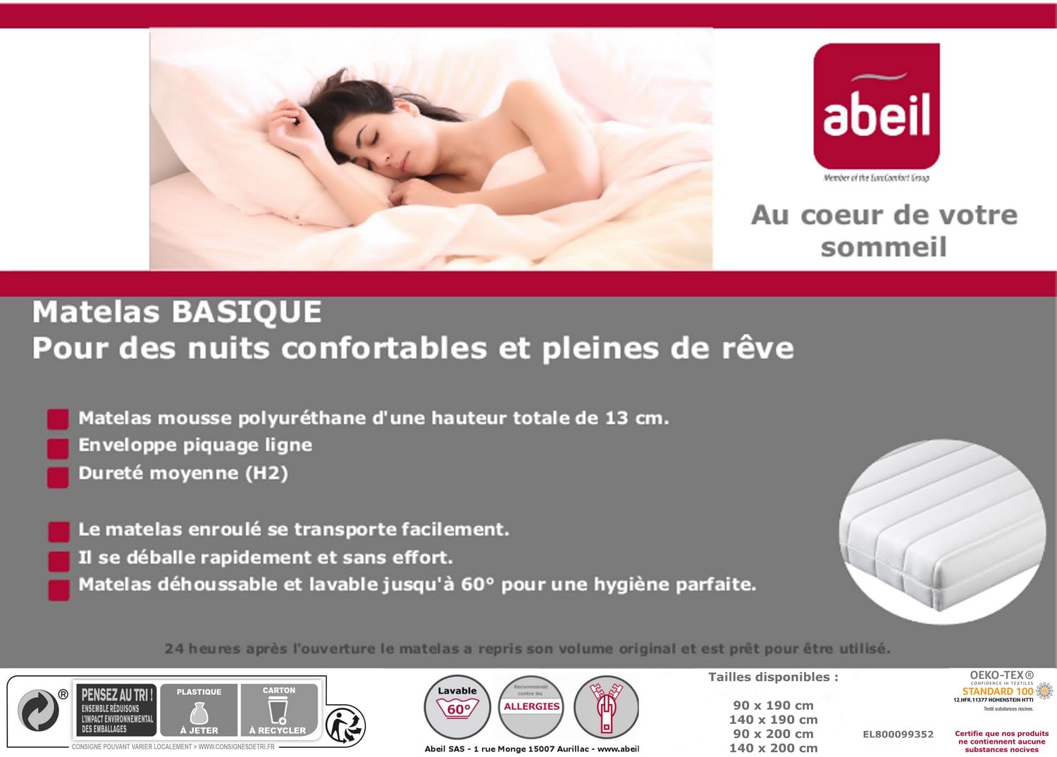 abeil-basique-matelas-mousse-140x200-fermet-moyenne-h2 image 8