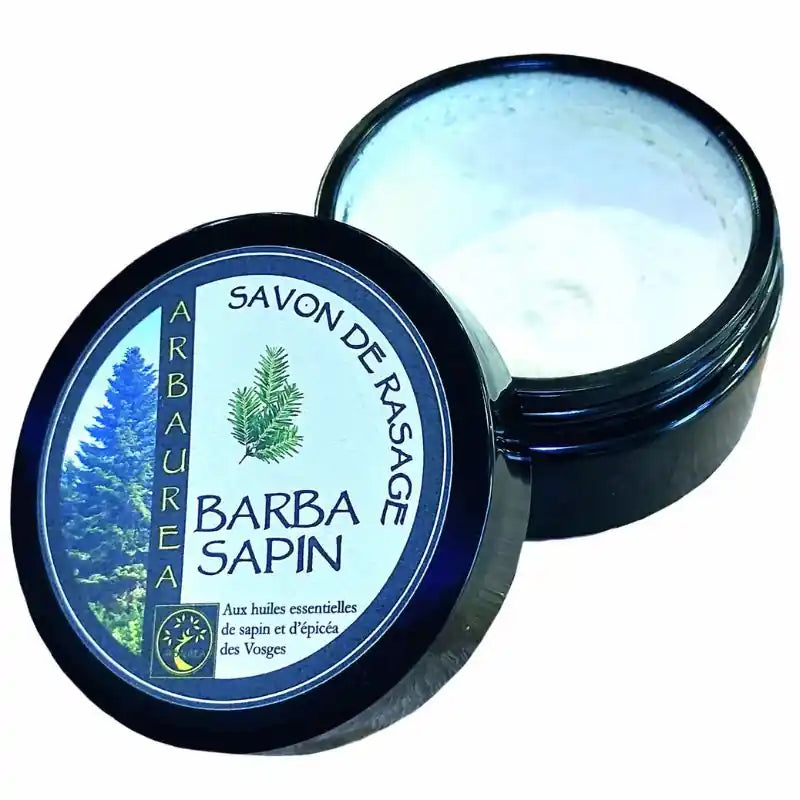 arbaurea-barba-sapin-savon-barbe-sapin-des-vosges-pot-100g image 2