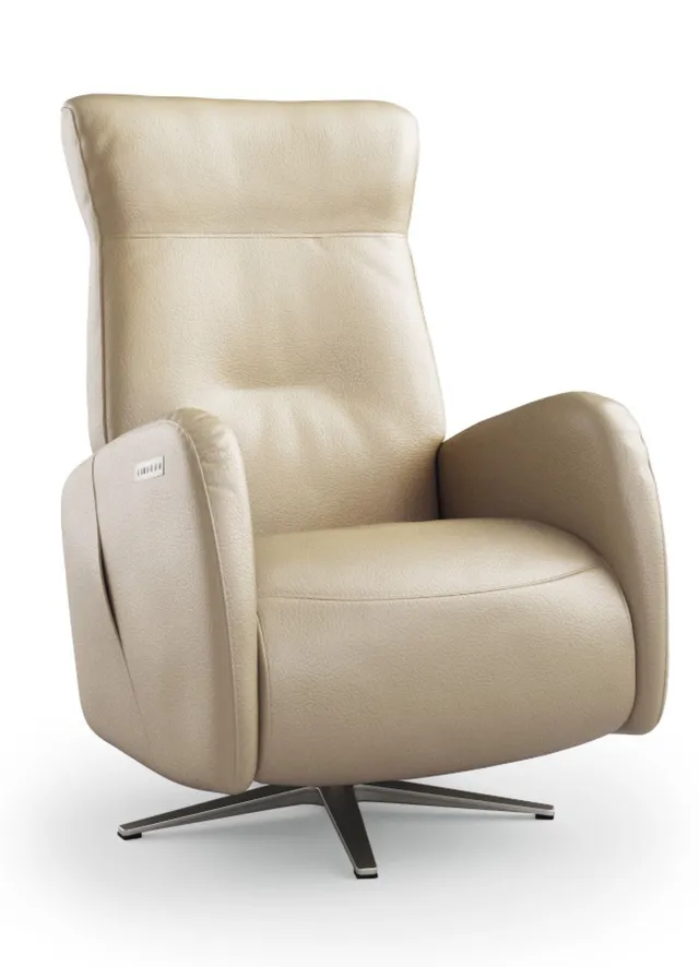 andr-renault-relax-fauteuil-relax-cuir-chocolat-3-moteurs image 1