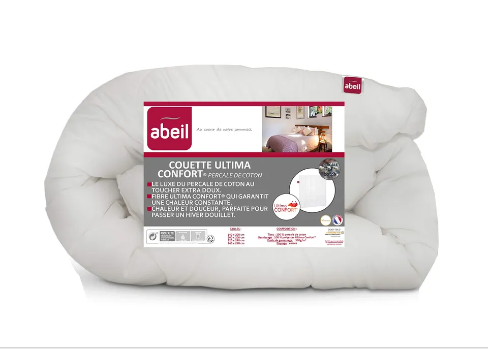 abeil-premium-ultima-couette-chaude-220x240-percale-coton image 1