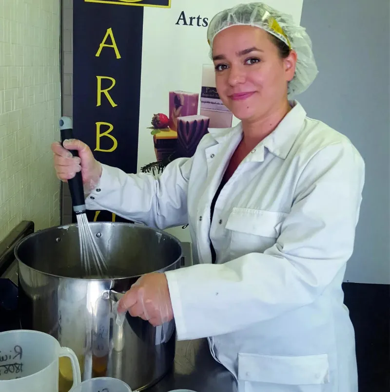 arbaurea-atelier-savonnerie-niveau-ii-savon-marbrage-froid image 1
