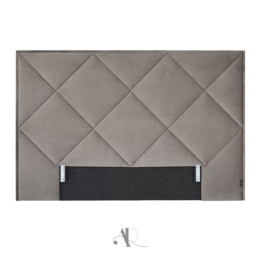 andr-renault-vienne-t-te-de-lit-tissu-losanges-relief image 1