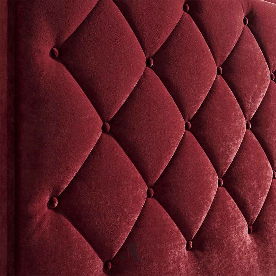 andr-renault-classique-t-te-de-lit-tissu-capitonn-boutons image 3